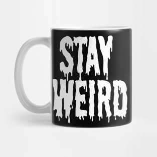 Stay Weird NU Goth Grunge Punk Emo Post Apocalyptic Mug